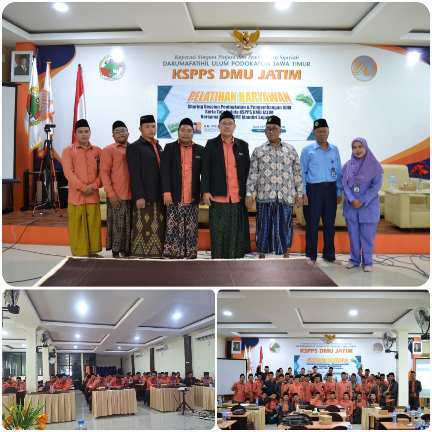 General Manager KSPPS BMT Mandiri Sejahtera Jawa Timur(Bp.H.M Ayubi Chozin) Silaturrahmi dalam rangka  Sharing Session Peningkatan & Pengembangan SDM serta Tata Kelola KSPPS DMU JATIM di Aula Kantor Pusat KSPPS DMU Jatim Pasuruan. Rabu, 19 Nopember 2025