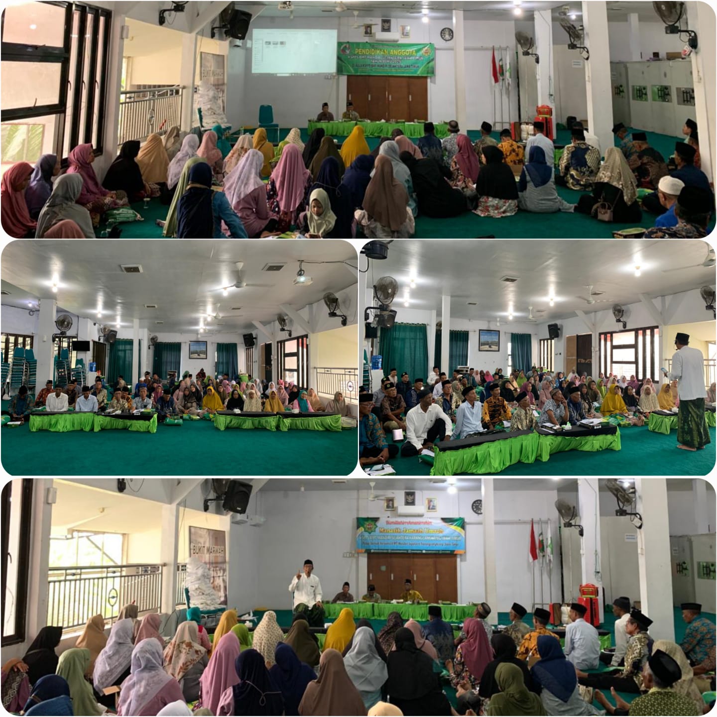 Pendidikan Anggota tahun 2025 serta Manasik Pertama untuk 116 Calon Jamaah Umroh KSPPS BMT Mandiri Sejahtera Jawa Timur  Paket 12 Hari Insyaallah Pemberangkatan tanggal 29 Nopember 2025 di Aula Kantor Pusat KSPPS BMT Mandiri Sejahtera Jawa Timur