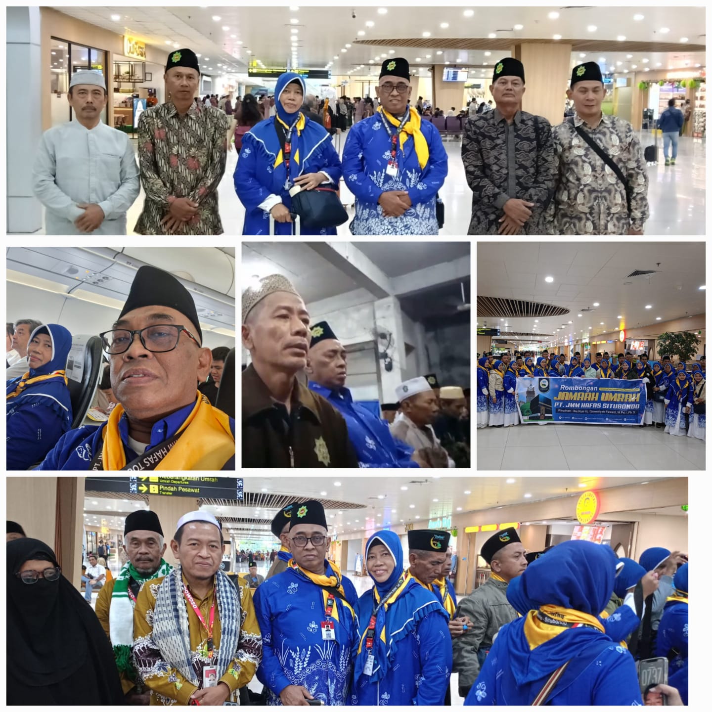 Prosesi Pemberangkatan Umroh General Manager KSPPS BMT Mandiri Sejahtera Jawa Timur (Bp.H.M.Ayubi Chozin) dan Istri (Ibu Hj. Umi Kulsum) di Masjid Al Fatah Desa Karangcangkring dan Bandara Juanda Surabaya. 