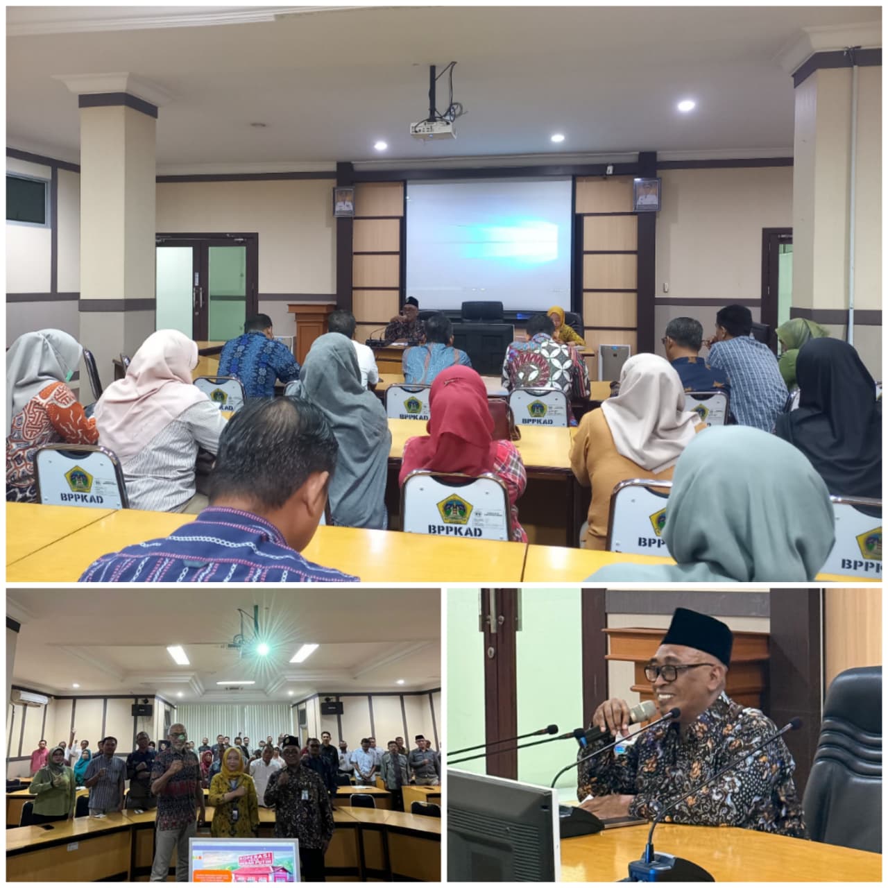 General Manager KSPPS BMT Mandiri Sejahtera Jawa Timur (Bp.H.M.Ayubi Chozin)  sebagai Narasumber dalam acara Rapat Koordinasi Kemitraan bagi Koperasi Kelurahan Merah Putih Kabupaten Gresik yang diselenggarakan oleh Dinas Koperasi, Usaha Mikro Perindustria