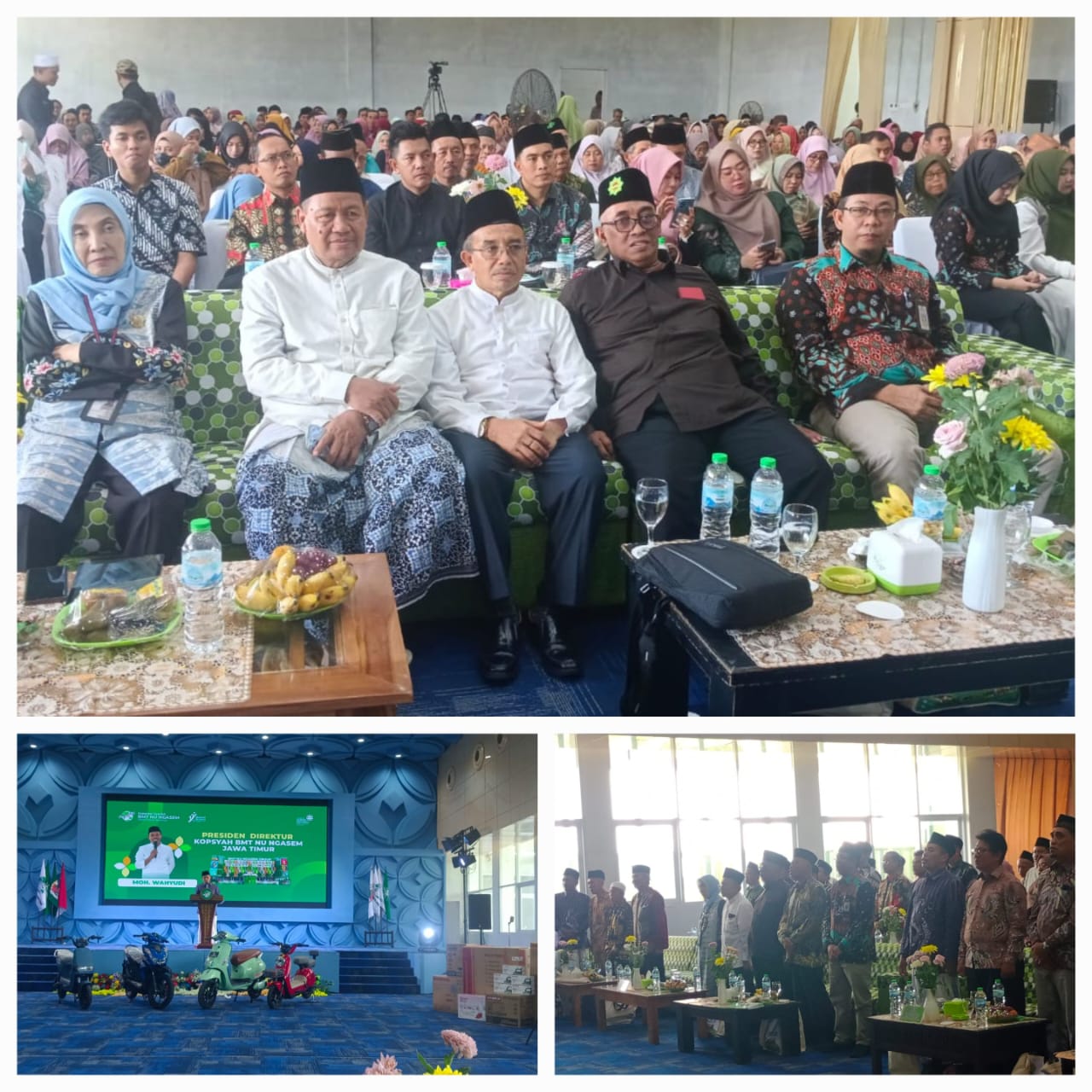 General Manager Karangcangkring Jawa Timur (H.M.Ayubi Chozin) mengahadiri Rapat Anggota Tahunan (RAT) tahun buku 2023 Kopsyah BMT NU Ngasem Jawa Timur