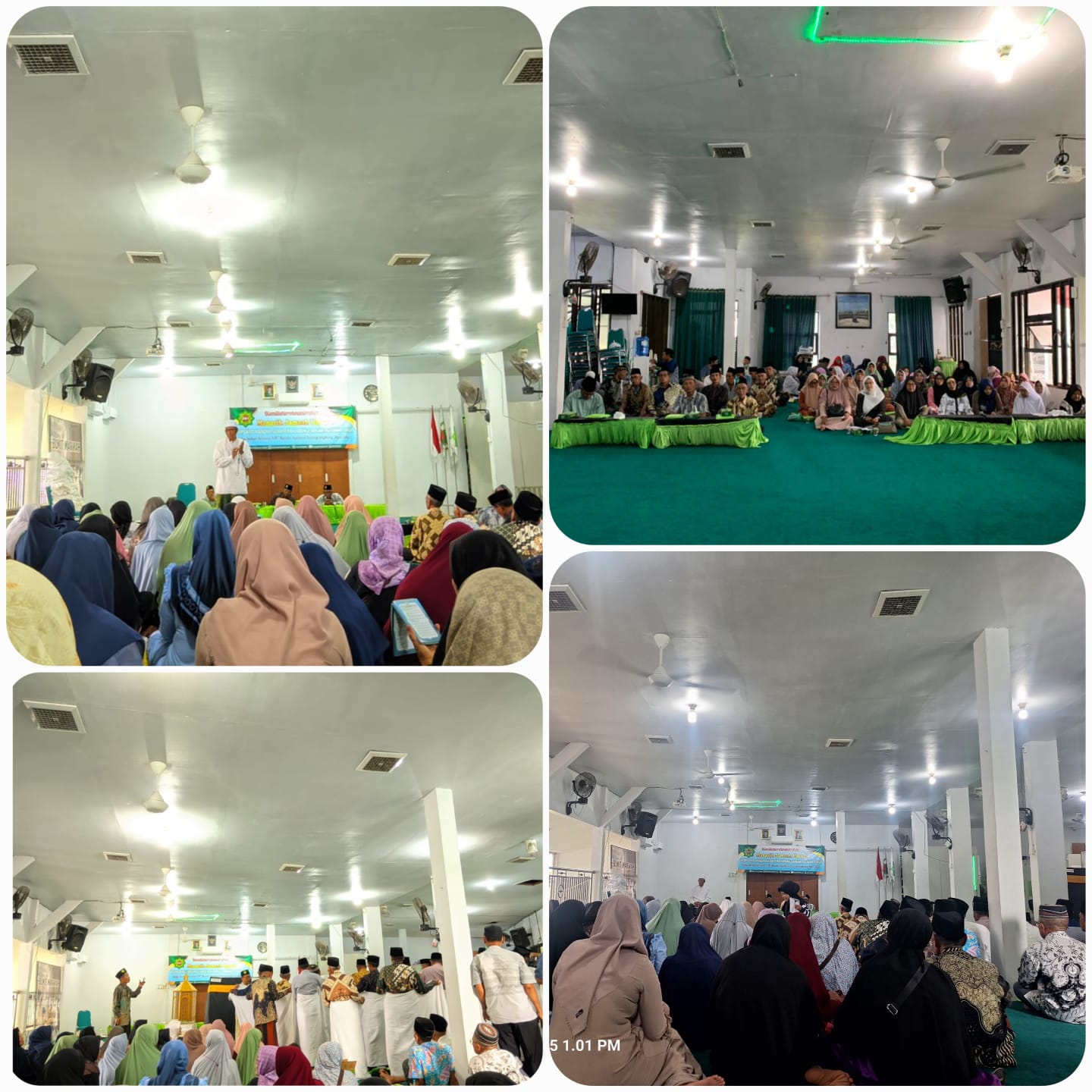 Manasik Kedua untuk 116 Calon Jamaah Umroh KSPPS BMT Mandiri Sejahtera Jawa Timur  Paket 12 Hari Insyaallah Pemberangkatan tanggal 29 Nopember 2025 di Aula Kantor Pusat KSPPS BMT Mandiri Sejahtera Jawa Timur