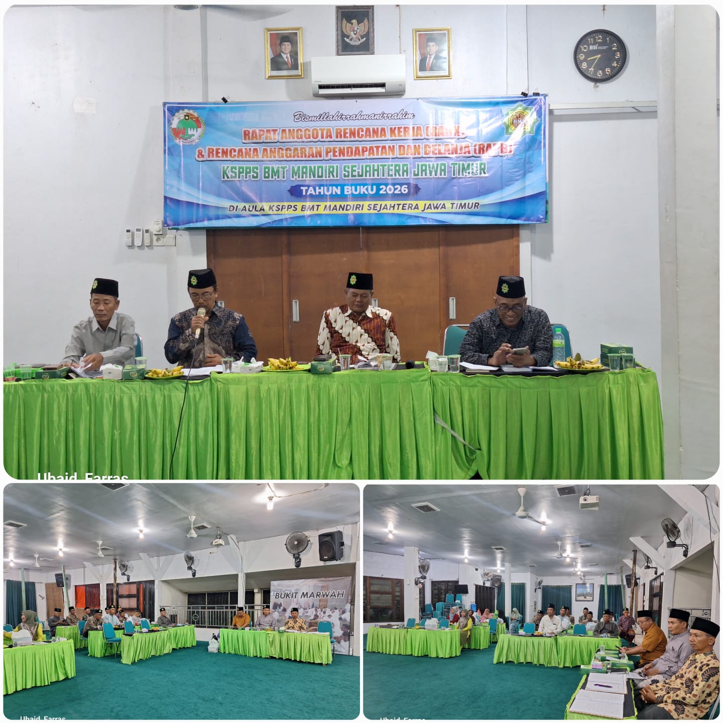 Pelaksanaan Rapat Anggota Rencana Kerja (RARK) dan Rencana Anggaran Pendapatan dan Belanja (RAPB) KSPPS BMT Mandiri Sejahtera Jawa Timur Tahun Buku 2026 di Aula Kantor Pusat KSPPS BMT Mandiri Sejahtera Jawa Timur 