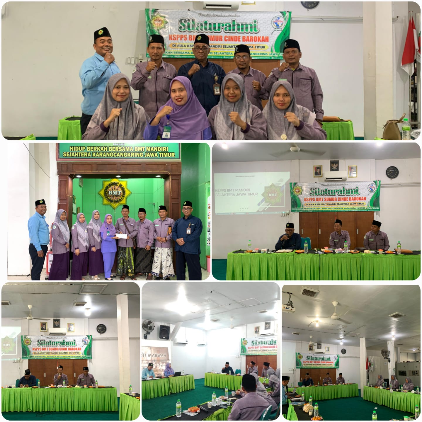 General Manager KSPPS BMT Mandiri Sejahtera Jawa Timur (Bp.H.M.Ayubi Chozin) menerima tamu Silaturrahmi dari KSPPS BMT SUMUR CINDE BAROKAH Soko Tuban di Aula Kantor Pusat KSPPS BMT Mandiri Sejahtera Jawa Timur