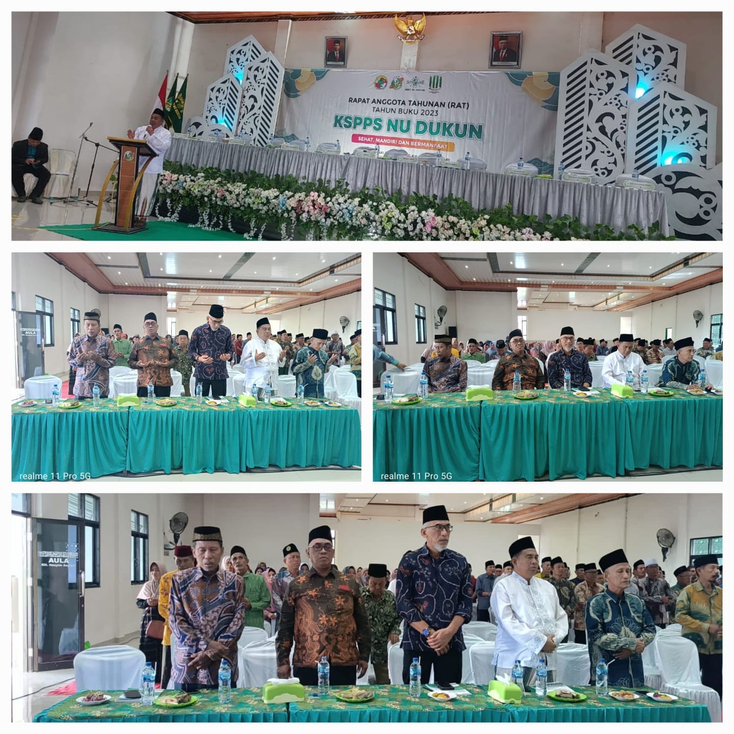 General Manager KSPPS BMT Mandiri Sejahtera Karangcangkring Jawa Timut menghadiri Acara Rapat Anggota Tahunan (RAT) Tahun Buku 2023 KSPPS NU Dukun di Aula Kantor MWC NU Dukun Gresik 